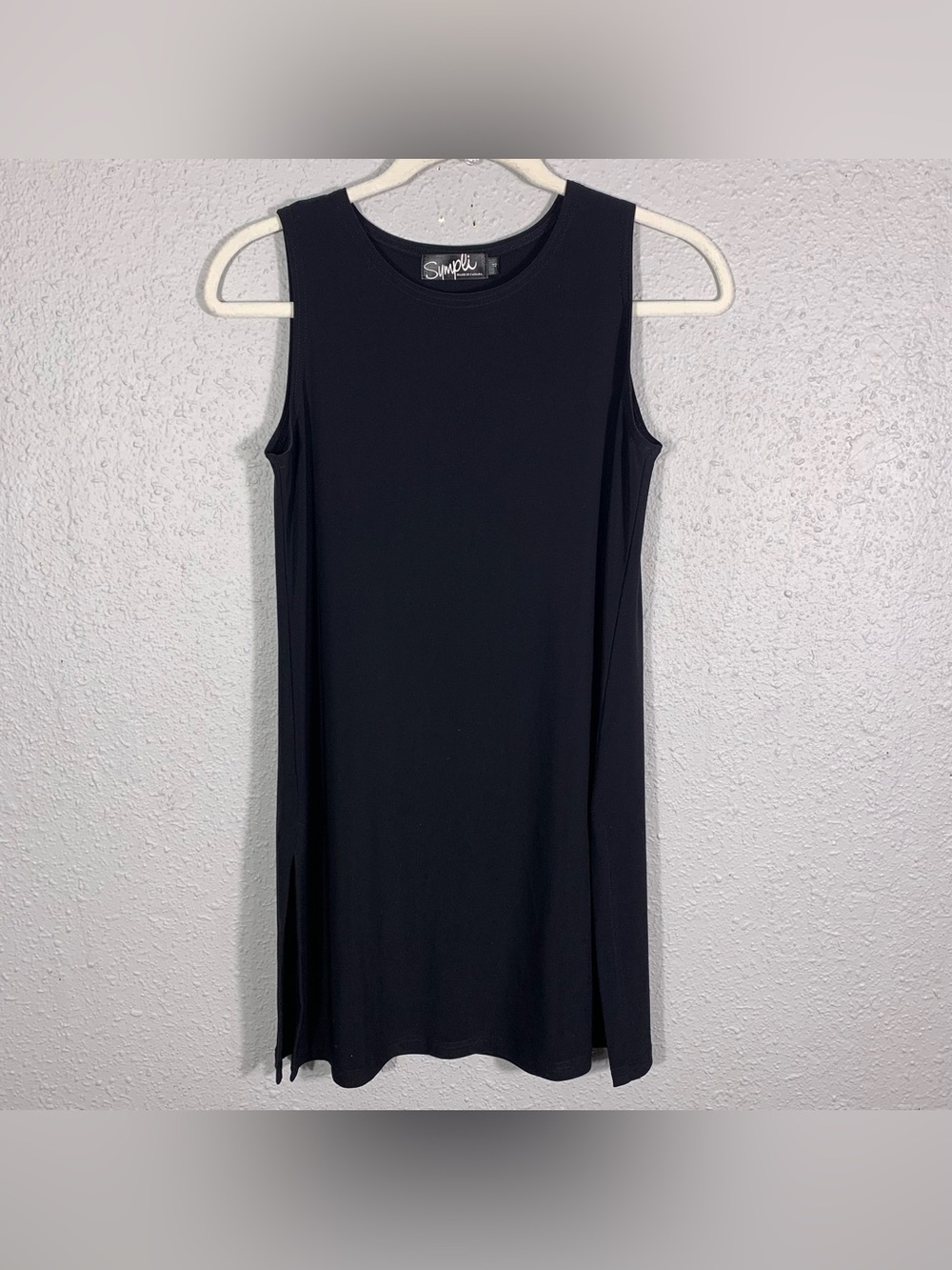 Sympli SLEEVELESS NU IDEAL Black TUNIC size 4